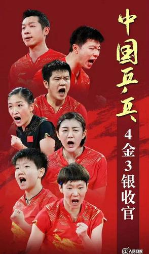 中国乒乓球队在重要赛事中展现强大实力，击败对手夺得荣誉的相关图片