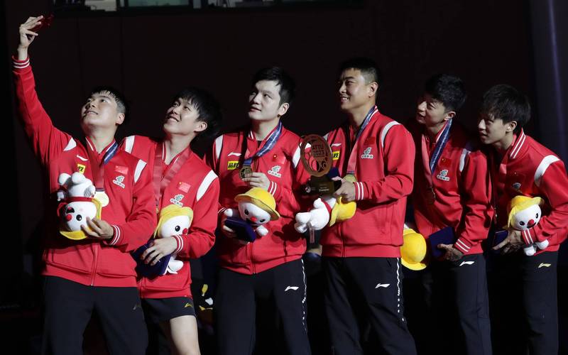 国乒主力探讨巴黎奥运会备战，中国乒乓球何以强盛的相关图片