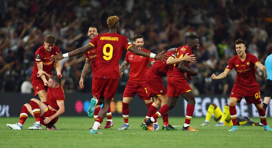 罗马体育报：罗马已经杀入欧联杯半决赛球队的相关图片