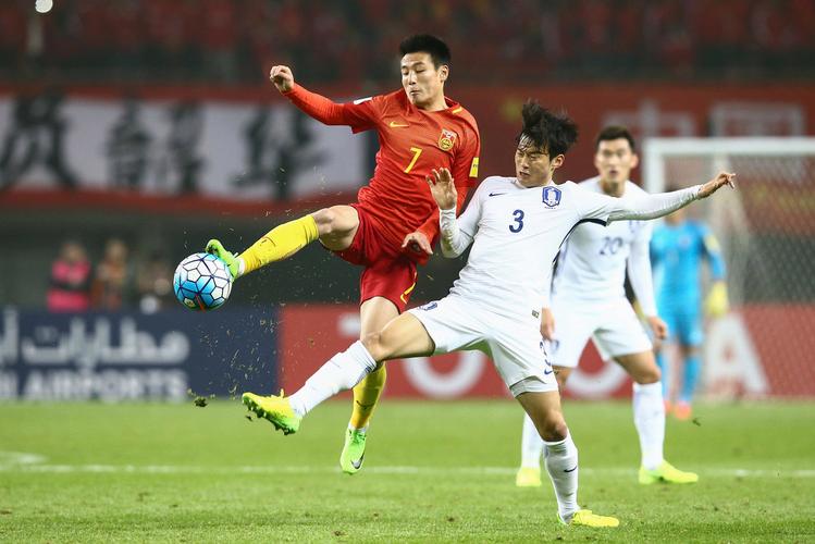 足球——U23亚洲杯：中国不敌韩国的相关图片
